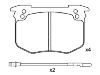 Bremsbelagsatz, Scheibenbremse Brake Pad Set:4250.45