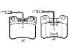 剎車片 Brake Pad Set:95 619 549