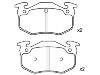 剎車片 Brake Pad Set:77 01 203 668