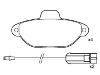 Bremsbelagsatz, Scheibenbremse Brake Pad Set:5 892 736