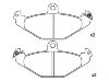 Bremsbelagsatz, Scheibenbremse Brake Pad Set:A117J0085S