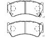 Bremsbelagsatz, Scheibenbremse Brake Pad Set:55810-64G00