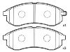 Bremsbelagsatz, Scheibenbremse Brake Pad Set:DBP 511 126