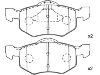 Bremsbelagsatz, Scheibenbremse Brake Pad Set:4 096 346