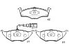 Bremsbelagsatz, Scheibenbremse Brake Pad Set:8Z0 698 151