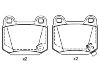 Bremsbelagsatz, Scheibenbremse Brake Pad Set:MR 407 391