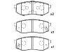 剎車(chē)片 Brake Pad Set:53302-M2A01