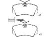 тормозная кладка Brake Pad Set:0060 750 413