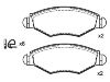 Bremsbelagsatz, Scheibenbremse Brake Pad Set:4252.12