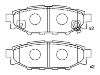 Plaquettes de frein Brake Pad Set:26696-AG010