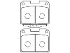 剎車片 Brake Pad Set:MB895303