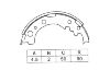 剎車蹄片 Brake Shoe Set:44060-G3225